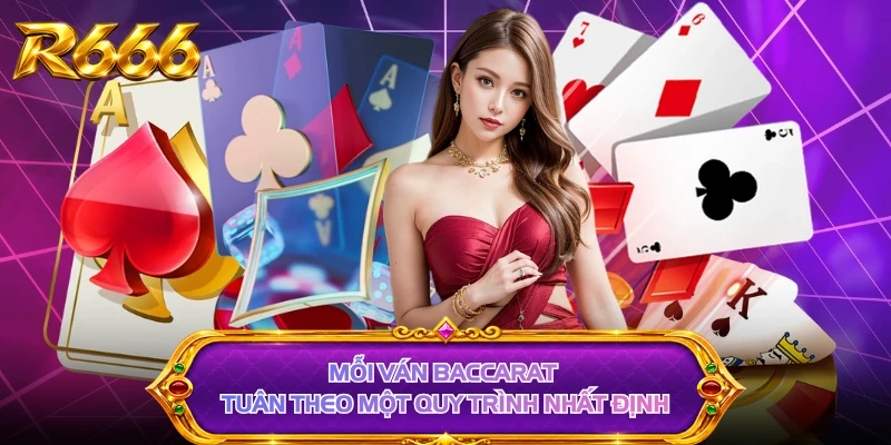 Mỗi ván baccarat tuân theo một quy trình nhất định